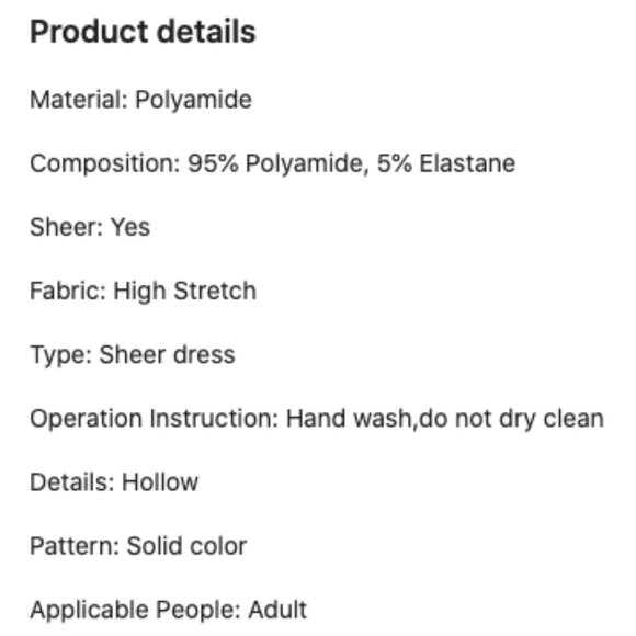 Black Floral Pattern Bodycon Fishnet Cover-Up Dress - Picture 6 of 6